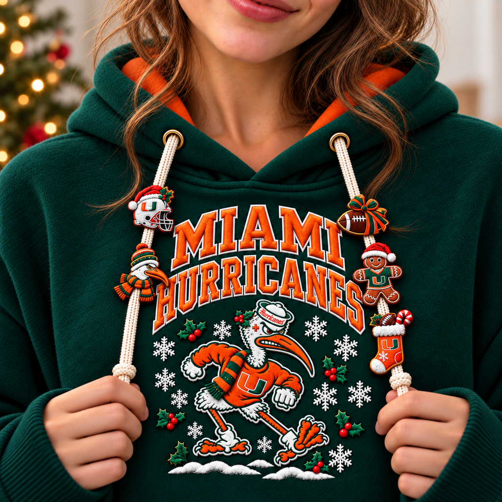 Premium MHC Christmas Embroidered Charm Hoodie PVNA