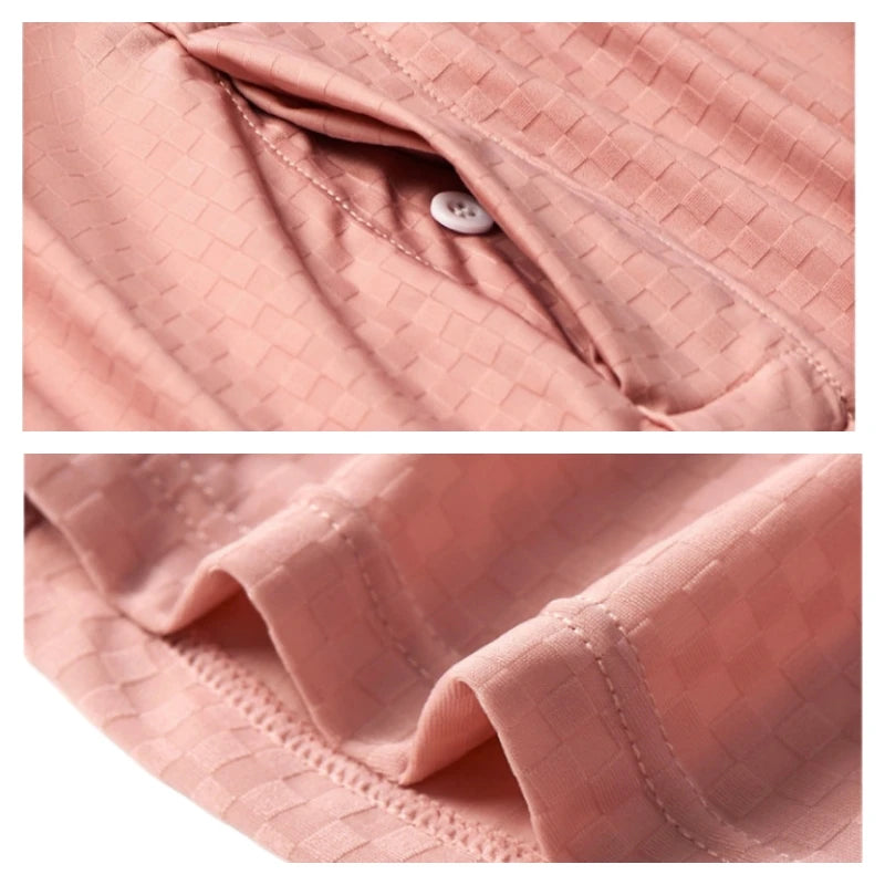 Mens Ice Silk Aro Pants Loose Breathable Summer Boxers Cooling Soft Underwear Lightweight Long Johns Home Wear 4-Pack