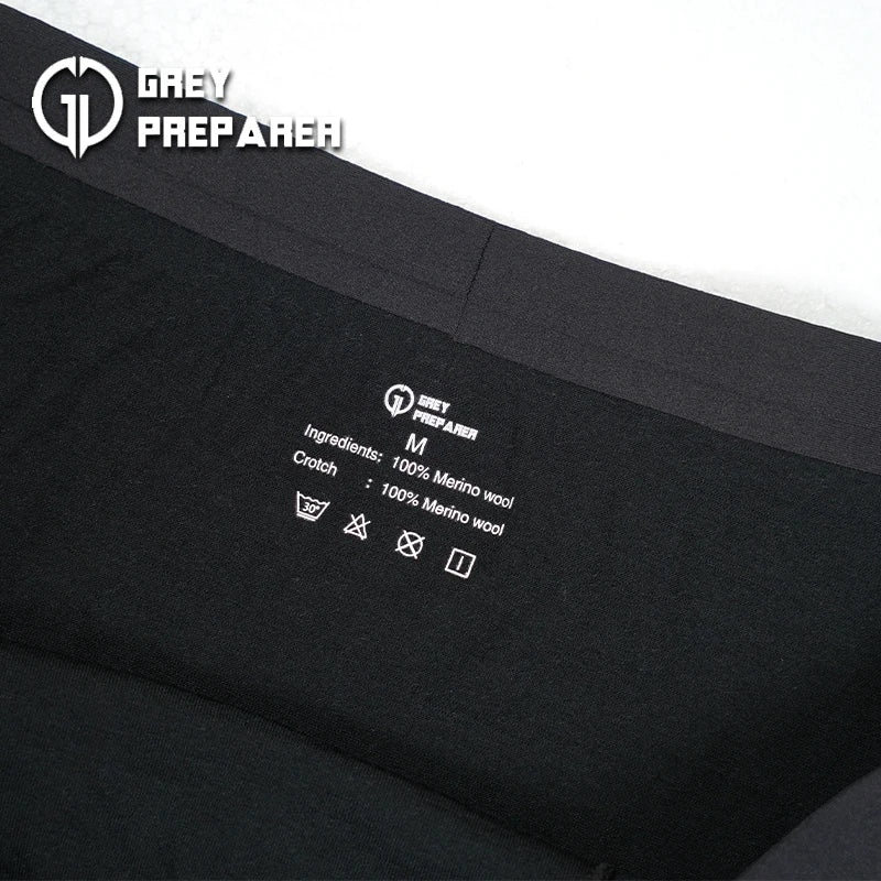100% Merino Wool Boxer Briefs Men Merino Wool Underwear Base Layer Merino Boxer Brief Underpants Soft Moisture Breathable Comfy
